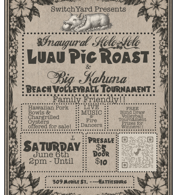 🌺🔥 Holo Lolo Pig Roast Luau & Beach Volleyball Tournament